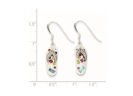Sterling Silver Earrings Style QE9672 - Classique Jewelry Inc.