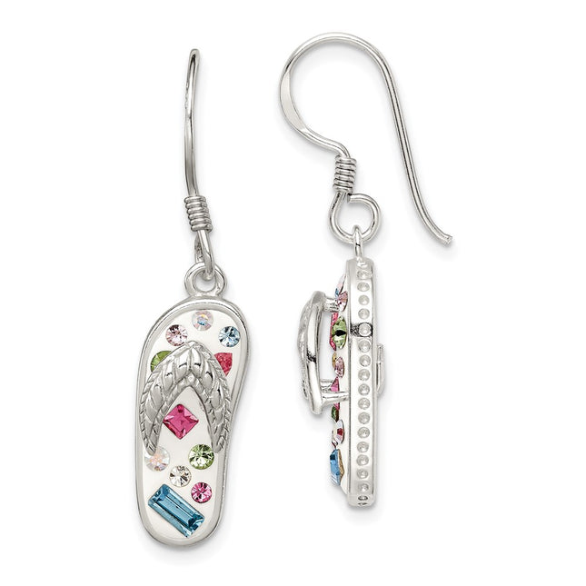 Sterling Silver Earrings Style QE9672 - Classique Jewelry Inc.