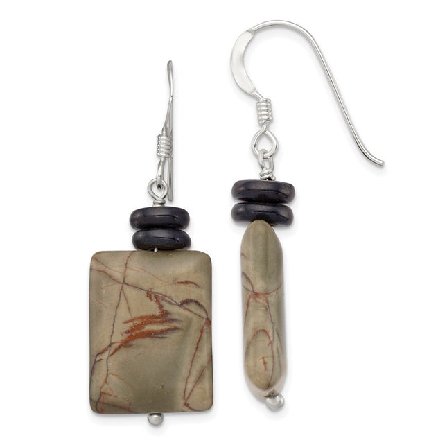 Sterling Silver Earrings Style QE9706 - Classique Jewelry Inc.