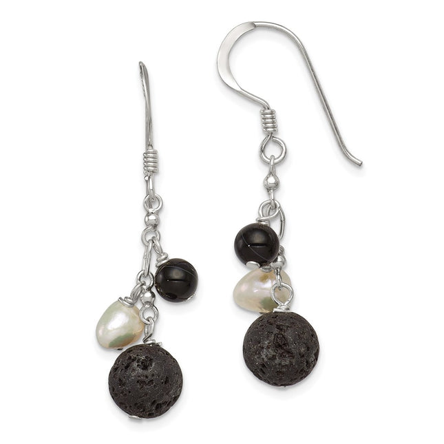Sterling Silver Earrings Style QE9714 - Classique Jewelry Inc.