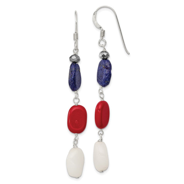 Sterling Silver Earrings Style QE9719 - Classique Jewelry Inc.