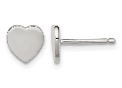 Sterling silver heart earrings