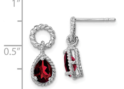 Sterling Silver Earrings Style QE9796GA - Classique Jewelry Inc.