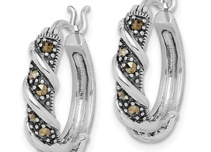 Sterling Silver Earrings Style QE985 - Classique Jewelry Inc.