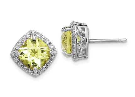 Sterling Silver Earrings Style QE9850LQ - Classique Jewelry Inc.