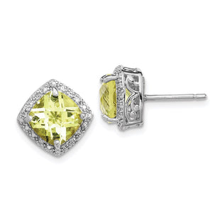 Sterling Silver Earrings Style QE9850LQ - Classique Jewelry Inc.