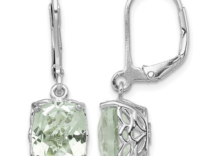 Sterling silver quartz earrings