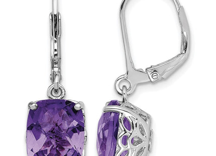 Sterling silver amethyst earrings