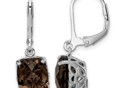 Sterling silver quartz earrings