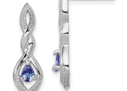 Sterling Silver Earrings Style QE9943TZ - Classique Jewelry Inc.