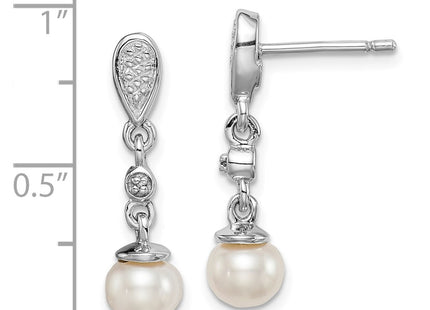 Sterling Silver Earrings Style QE9945 - Classique Jewelry Inc.