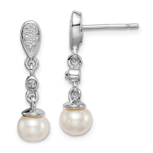 Sterling Silver Earrings Style QE9945 - Classique Jewelry Inc.