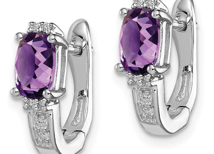 Sterling Silver Earrings Style QE9949AM - Classique Jewelry Inc.