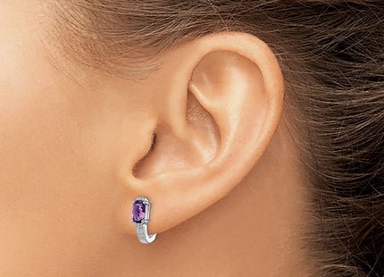 Sterling Silver Earrings Style QE9949AM - Classique Jewelry Inc.