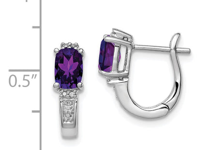 Sterling Silver Earrings Style QE9949AM - Classique Jewelry Inc.