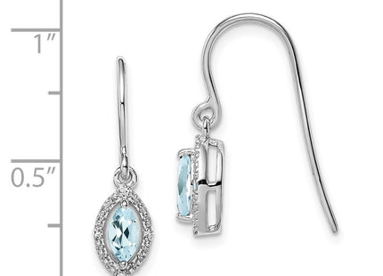 Sterling Silver Earrings Style QE9951AQ - Classique Jewelry Inc.