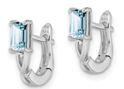 Sterling Silver Earrings Style QE9959AQ - Classique Jewelry Inc.