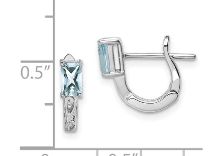 Sterling Silver Earrings Style QE9959AQ - Classique Jewelry Inc.