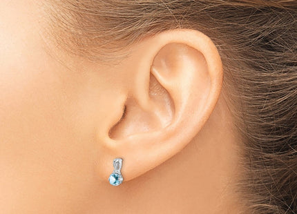 Sterling Silver Earrings Style QE9963AQ - Classique Jewelry Inc.