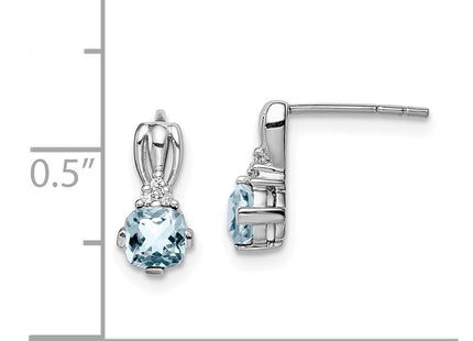 Sterling Silver Earrings Style QE9963AQ - Classique Jewelry Inc.