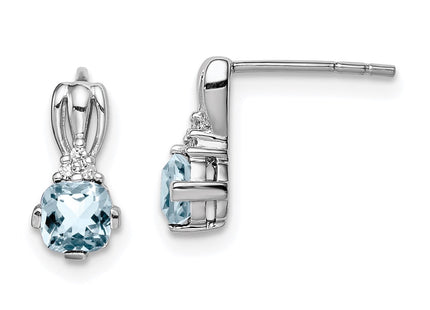 Sterling Silver Earrings Style QE9963AQ - Classique Jewelry Inc.