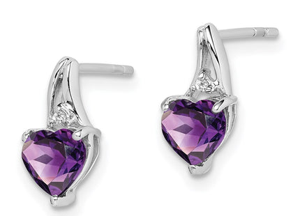 Sterling Silver Earrings Style QE9971AM - Classique Jewelry Inc.