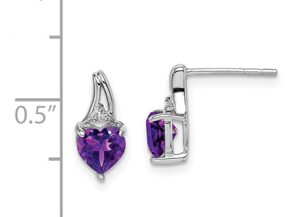 Sterling Silver Earrings Style QE9971AM - Classique Jewelry Inc.