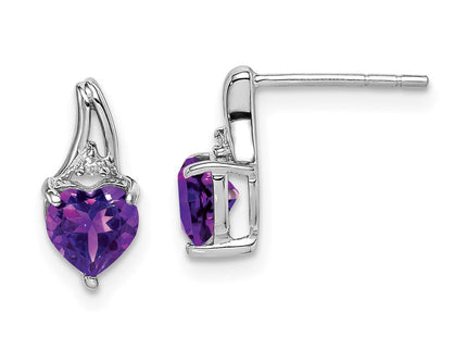 Sterling Silver Earrings Style QE9971AM - Classique Jewelry Inc.