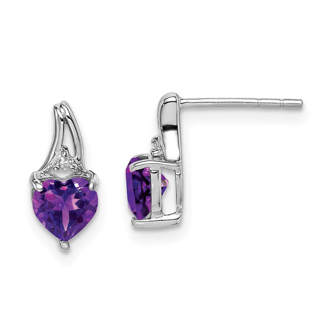 Sterling Silver Earrings Style QE9971AM - Classique Jewelry Inc.