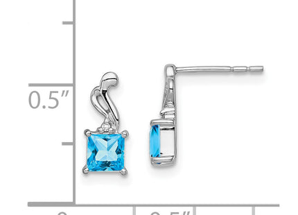 Sterling Silver Earrings Style QE9976BT - Classique Jewelry Inc.