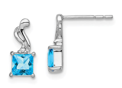 Sterling Silver Earrings Style QE9976BT - Classique Jewelry Inc.
