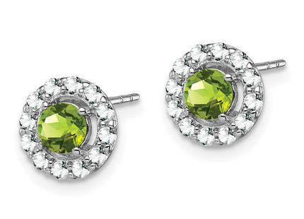 Sterling Silver Earrings Style QE9993PE - Classique Jewelry Inc.
