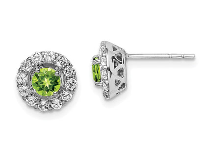 Sterling Silver Earrings Style QE9993PE - Classique Jewelry Inc.