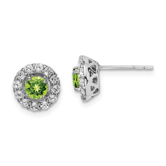 Sterling Silver Earrings Style QE9993PE - Classique Jewelry Inc.