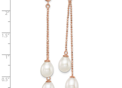 Sterling Silver Earrings Style QER12777 - Classique Jewelry Inc.