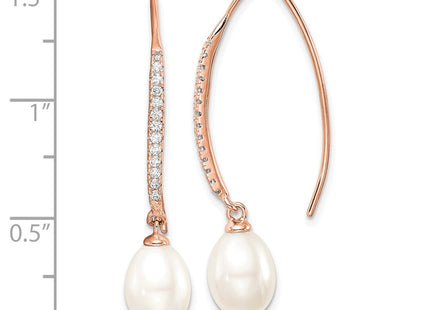 Sterling Silver Earrings Style QER15366 - Classique Jewelry Inc.