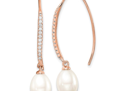 Sterling Silver Earrings Style QER15366 - Classique Jewelry Inc.
