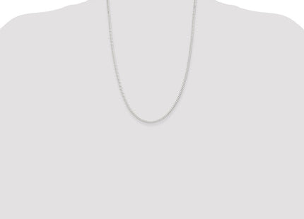 Sterling Silver Beveled Curb Chain (Style QFB060-24)