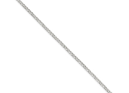 Sterling Silver Beveled Curb Bracelet