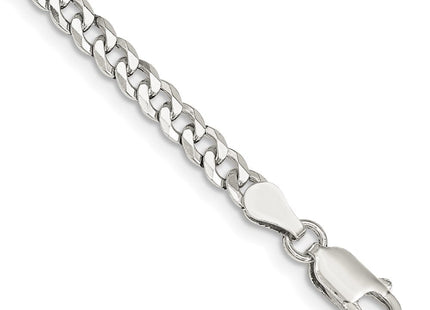 Sterling Silver Beveled Curb Chain (Style QFB100-8)