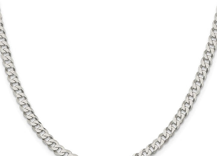 Sterling silver curb link chain, alternate view
