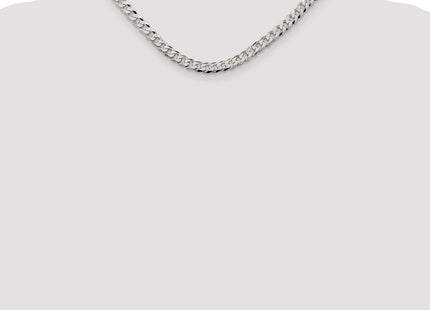 Sterling Silver Beveled Curb Chain (Style QFB150-16)