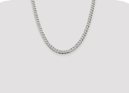Sterling Silver Beveled Curb Chain (Style QFB150-20)