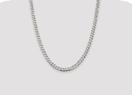 Sterling Silver Beveled Curb Chain (Style QFB150-22)