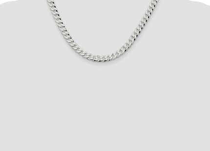 Sterling Silver Beveled Curb Chain (Style QFB180-18)