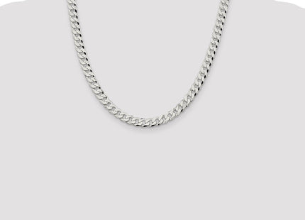 Sterling Silver Beveled Curb Chain (Style QFB180-20)