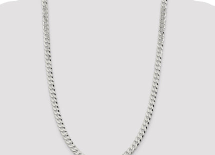Sterling Silver Beveled Curb Chain (Style QFB180-26)