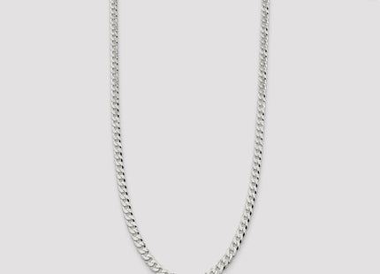 Sterling Silver Beveled Curb Chain (Style QFB180-30)