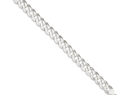 Sterling Silver Beveled Curb Bracelet