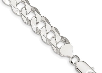 Sterling Silver Beveled Curb Chain (Style QFB250-8)